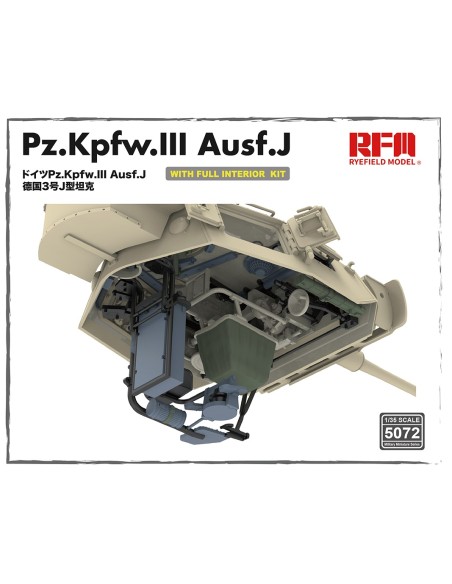 Pz.Kpfw.III Ausf.J with full interior kit