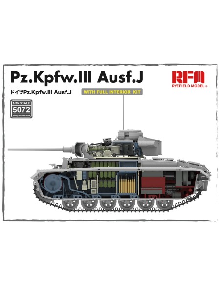 Pz.Kpfw.III Ausf.J with full interior kit