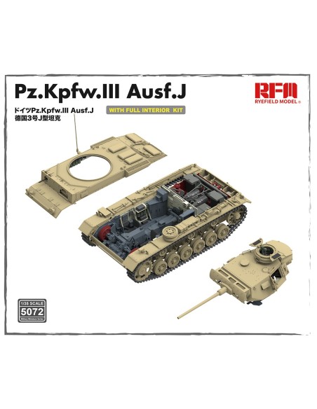 Pz.Kpfw.III Ausf.J with full interior kit