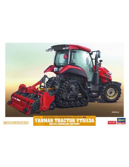 Yanmar Tractor YT5113A Delta Crawler/Rotary  1/35