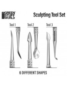 HERRAMIENTAS MODELAR SET DE 3 2