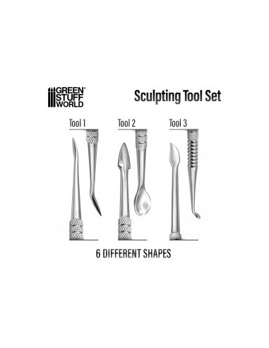 HERRAMIENTAS MODELAR SET DE 3