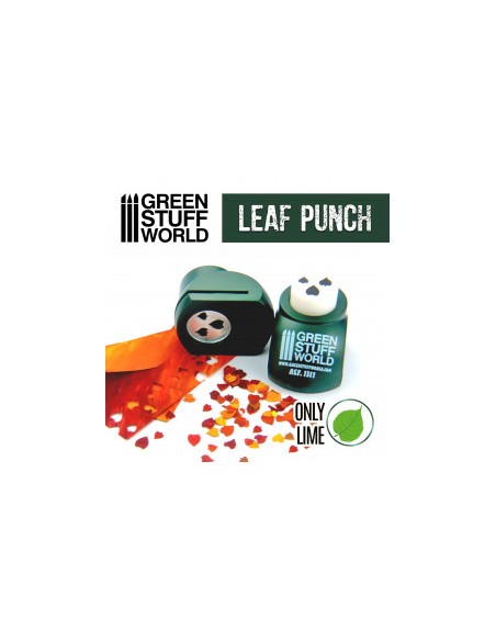 TROQUELADORA DE HOJAS MINIATURA VERDE OSCURA