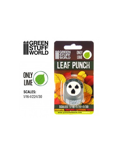 TROQUELADORA DE HOJAS MINIATURA VERDE OSCURA