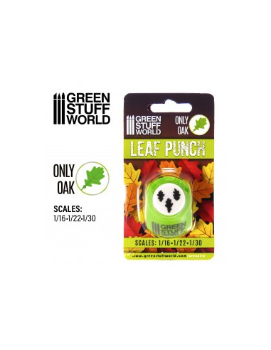 TROQUELADORA DE HOJAS MINIATURA VERDE CLARA