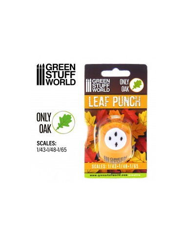 TROQUELADORA DE HOJAS MINIATURA NARANJA