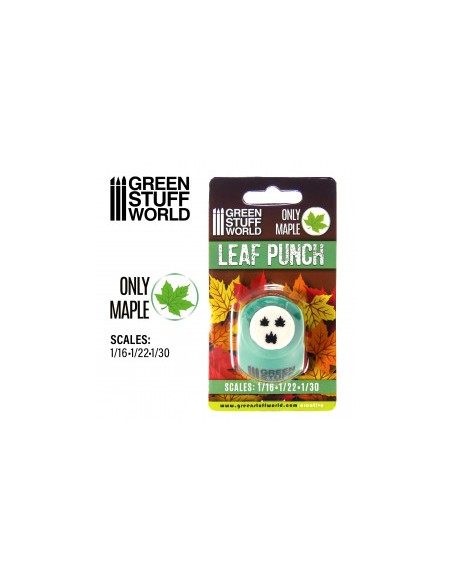 TROQUELADORA DE HOJAS MINIATURA VERDE MEDIO