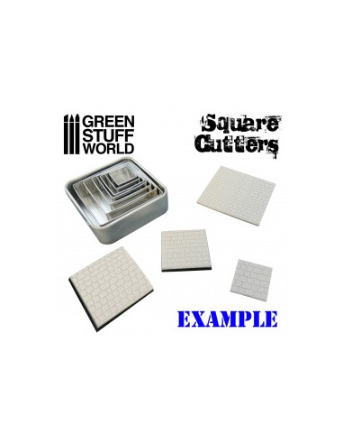 CORTADORES CUADRADOS DE PEANAS