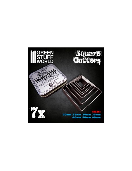 CORTADORES CUADRADOS DE PEANAS