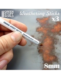 PINCELES WEATHERING 8mm (3uds)