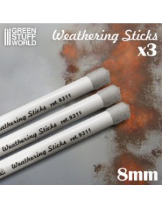 PINCELES WEATHERING 8mm (3uds) 2