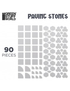 MOLDE SILICONA PAVIMENTO DE PIEDRA