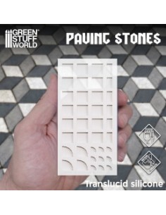 MOLDE SILICONA PAVIMENTO DE PIEDRA 2