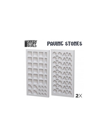 MOLDE SILICONA PAVIMENTO DE PIEDRA