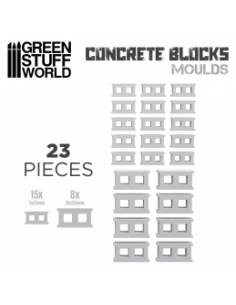 MOLDE SILICONA BLOQUES HORMIGÓN 2