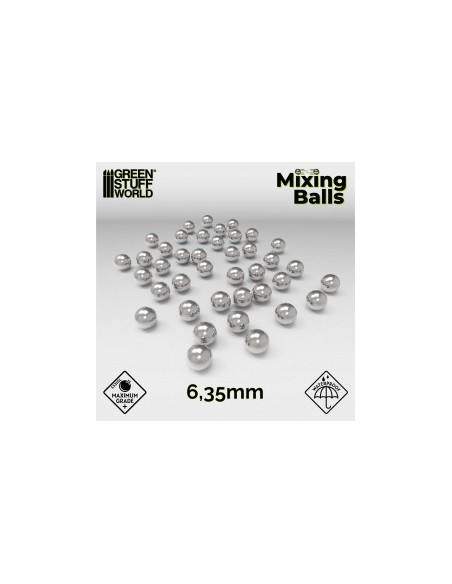 BOLAS MEZCLADORAS PINTURA 6,35mm