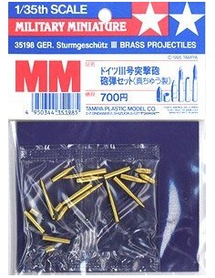 StuG III Brass 75mm & 105mm Projectiles