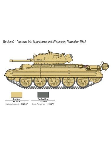Crusader Mk. III with British Crew El Alamein