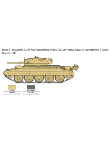 Crusader Mk. III with British Crew El Alamein