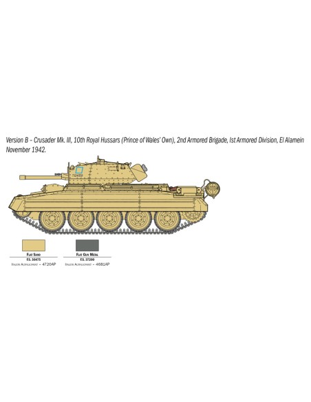 Crusader Mk. III with British Crew El Alamein