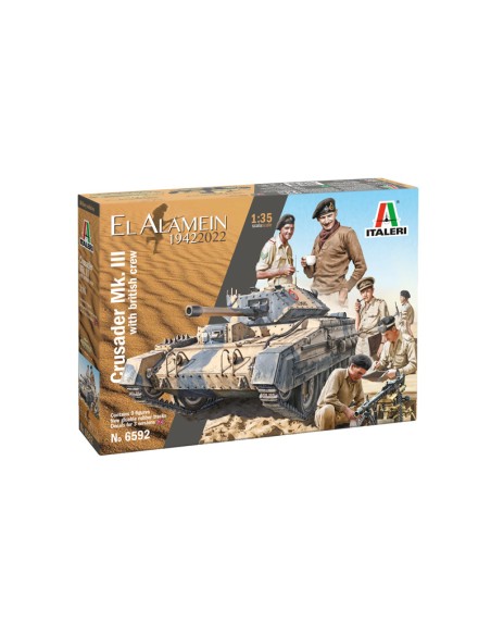 Crusader Mk. III with British Crew El Alamein
