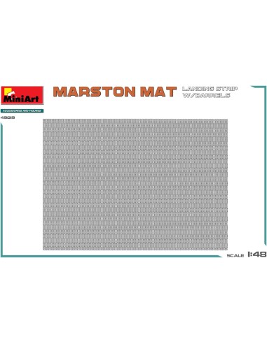 Pista de Aterrizaje Marston Mat con Barriles