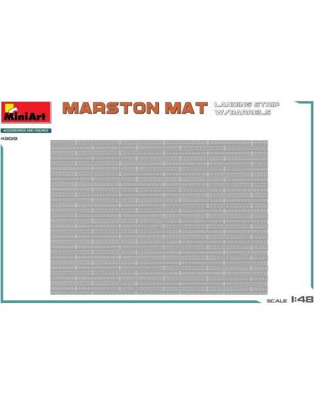 Pista de Aterrizaje Marston Mat con Barriles