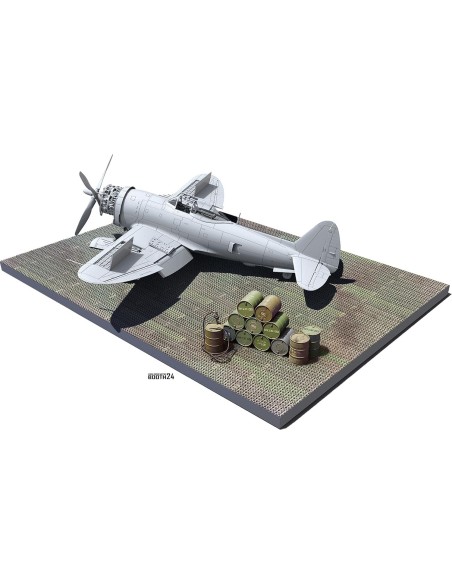 Pista de Aterrizaje Marston Mat con Barriles