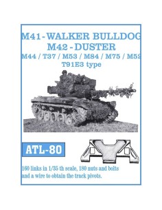 1/35 Orugas metálicas M41 -Walker Bulldog, tipo...