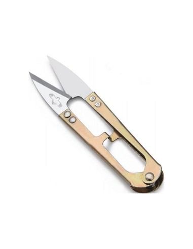 Tijera multiusos cortahilos metálica