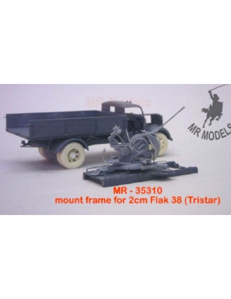 Flak mount frame 2cm Flak 38 for Opel Blitz 3to. soporte para el camion