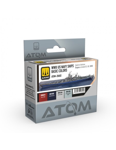 ATOM Set Colores Básicos Buques armada EE.UU. WWII