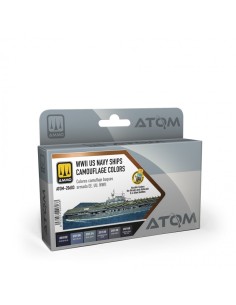ATOM Set Colores Camuflaje Buques Armada EE.UU WWII