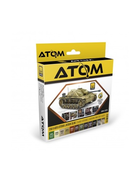ATOM Set Colores Exteriores e Interiores para STUG III Ausf.G