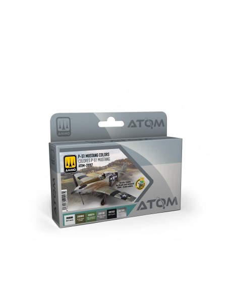 ATOM Set Colores P-51 Mustang