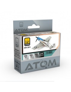 ATOM Set Colores para Aviones Metalizados