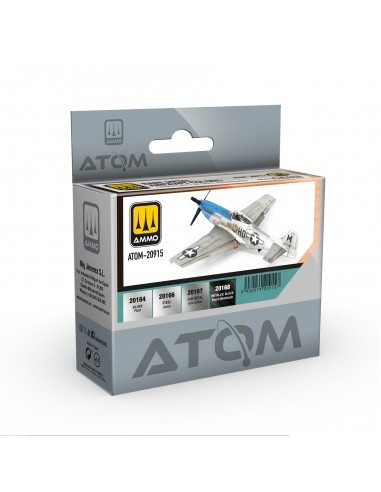 ATOM Set Colores para Aviones Metalizados