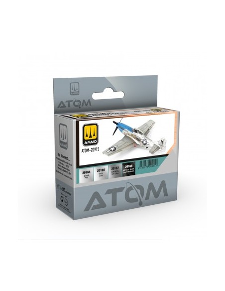 ATOM Set Colores para Aviones Metalizados