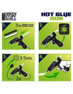 PISTOLA DE SILICONA CALIENTE 150W 2