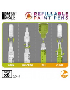 ROTULADOR RECARGABLE 0,5mm (PACK DE 6) 2