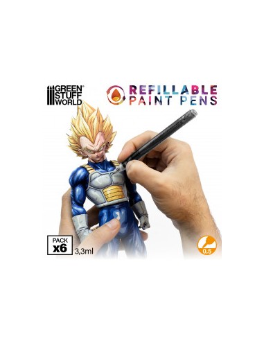 ROTULADOR RECARGABLE 0,5mm (PACK DE 6)