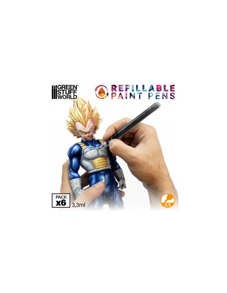 ROTULADOR RECARGABLE 0,5mm (PACK DE 6)