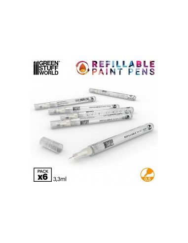 ROTULADOR RECARGABLE 0,5mm (PACK DE 6)