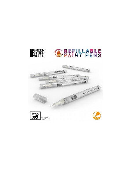 ROTULADOR RECARGABLE 0,5mm (PACK DE 6)