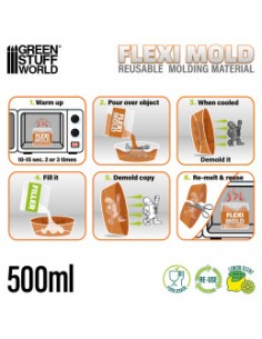 FLEXIMOLD - MATERIAL REUTILIZABLE PARA MOLDES 500ml 2