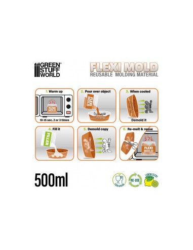 FLEXIMOLD - MATERIAL REUTILIZABLE PARA MOLDES...