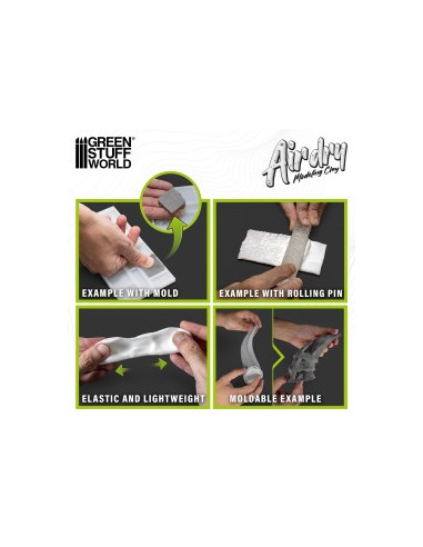 Air Dry Foam Clay 250gr. - Blanco