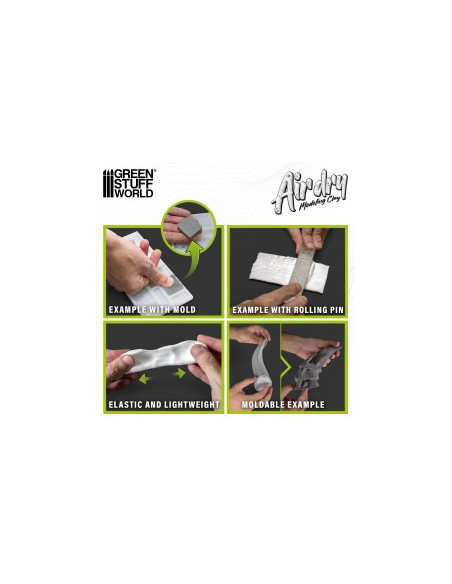 Air Dry Foam Clay 250gr. - Blanco