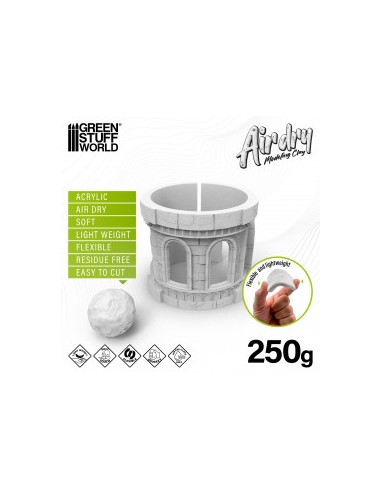 Air Dry Foam Clay 250gr. - Blanco