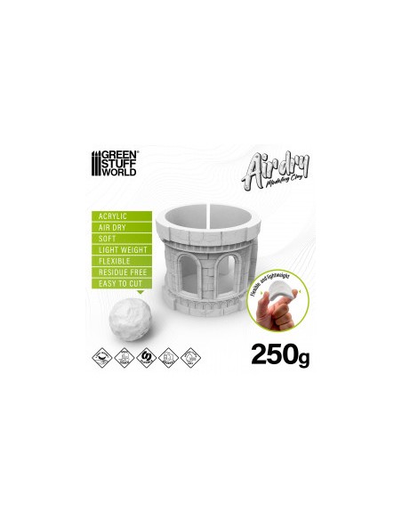 Air Dry Foam Clay 250gr. - Blanco